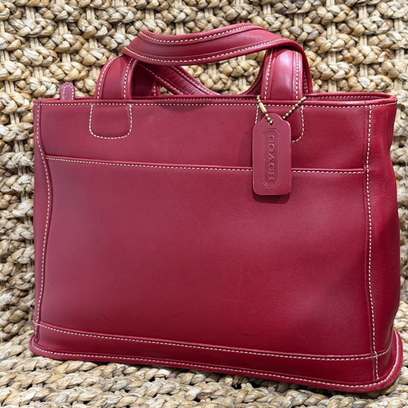 Coach Handbags - Vintage Leather Coach Bleecker Satchel 9303